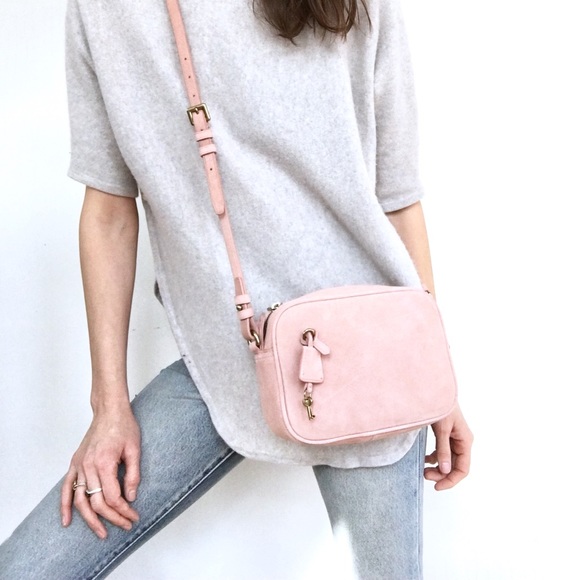 J. Crew Handbags - J.Crew signet bag in Italian suede